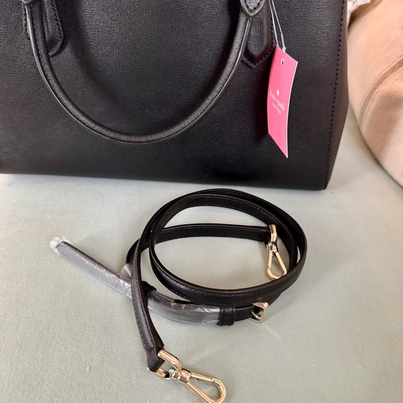 Kate Spade Medium Triple Compartment Black Satchel - Picture 12 of 14